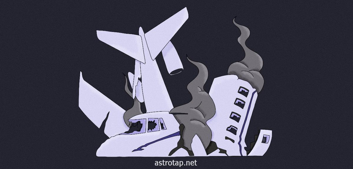 Lėktuvo katastrofos sapno prasmė ir reikšmė